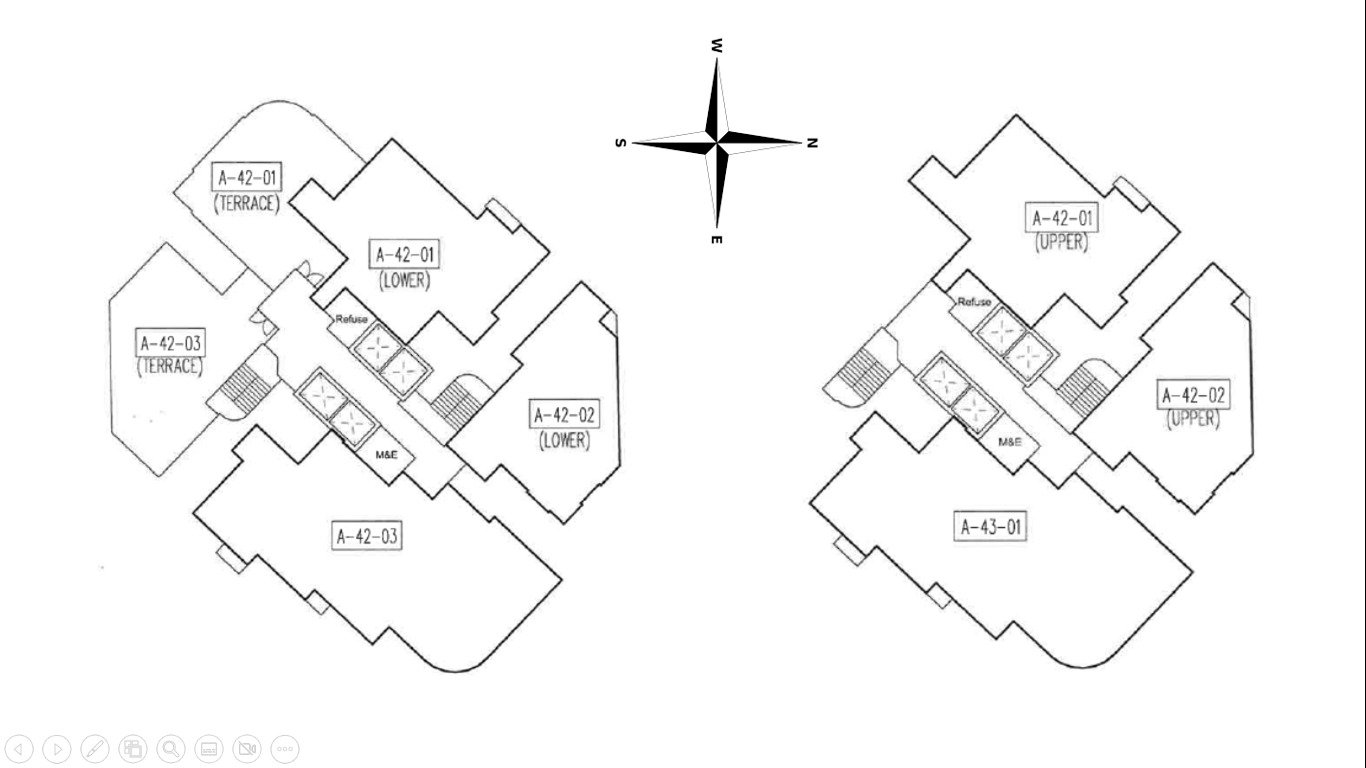 Block A  Floor Plan & Facing
